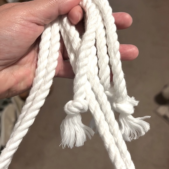 Peace Love World Gauze Duster White - Large Bathing Suit Cover - Picture 5 of 8